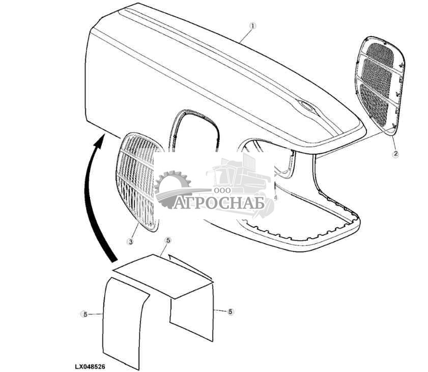 КАПОТ И РЕШЕТКА РАДИАТОРА 